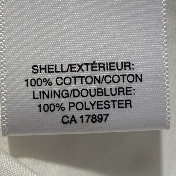 Banana Republic cotton white eyelet pencil fully lined pencil skirt size 8 - Picture 13 of 13